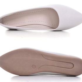 SAILING LU Pointy Toe Shoes Womens Low Wedge Comfort Flats Shoes for Work 0 3