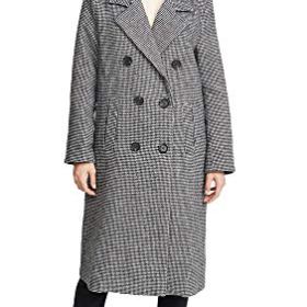 ASTR the label Womens Vernon Double Breasted Menswear Inspired Coat 0