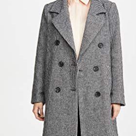 ASTR the label Womens Vernon Double Breasted Menswear Inspired Coat 0 0