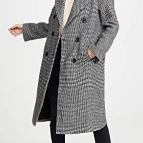 ASTR the label Womens Vernon Double Breasted Menswear Inspired Coat 0 3