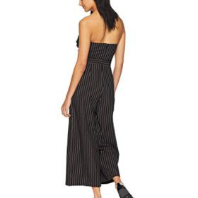 ASTR the label Womens Mara Strapless Wide Leg Jumpsuit 0 0