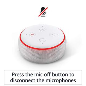 Echo Dot 3rd Gen Smart speaker with Alexa Charcoal 0 2