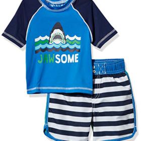 iXtreme Boys Baby Printed Two Piece Rashguard Sets 0