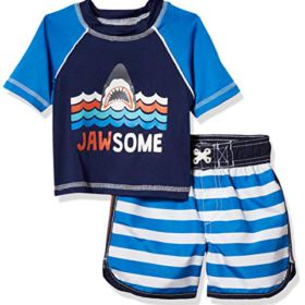 iXtreme Boys Baby Printed Two Piece Rashguard Sets 0 0